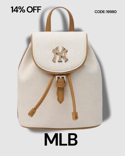 19980 - Balo MLB Mini Monogram Jacquard New York Yankees ''Cream''