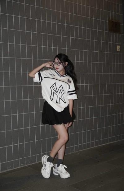 20894 -Áo Thun New Era Jersey Subway Series New York Yankees Big Logo Line ''White''