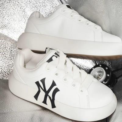 19469 - Giày MLB Chunky classic base NEW YORK ' WHITE '