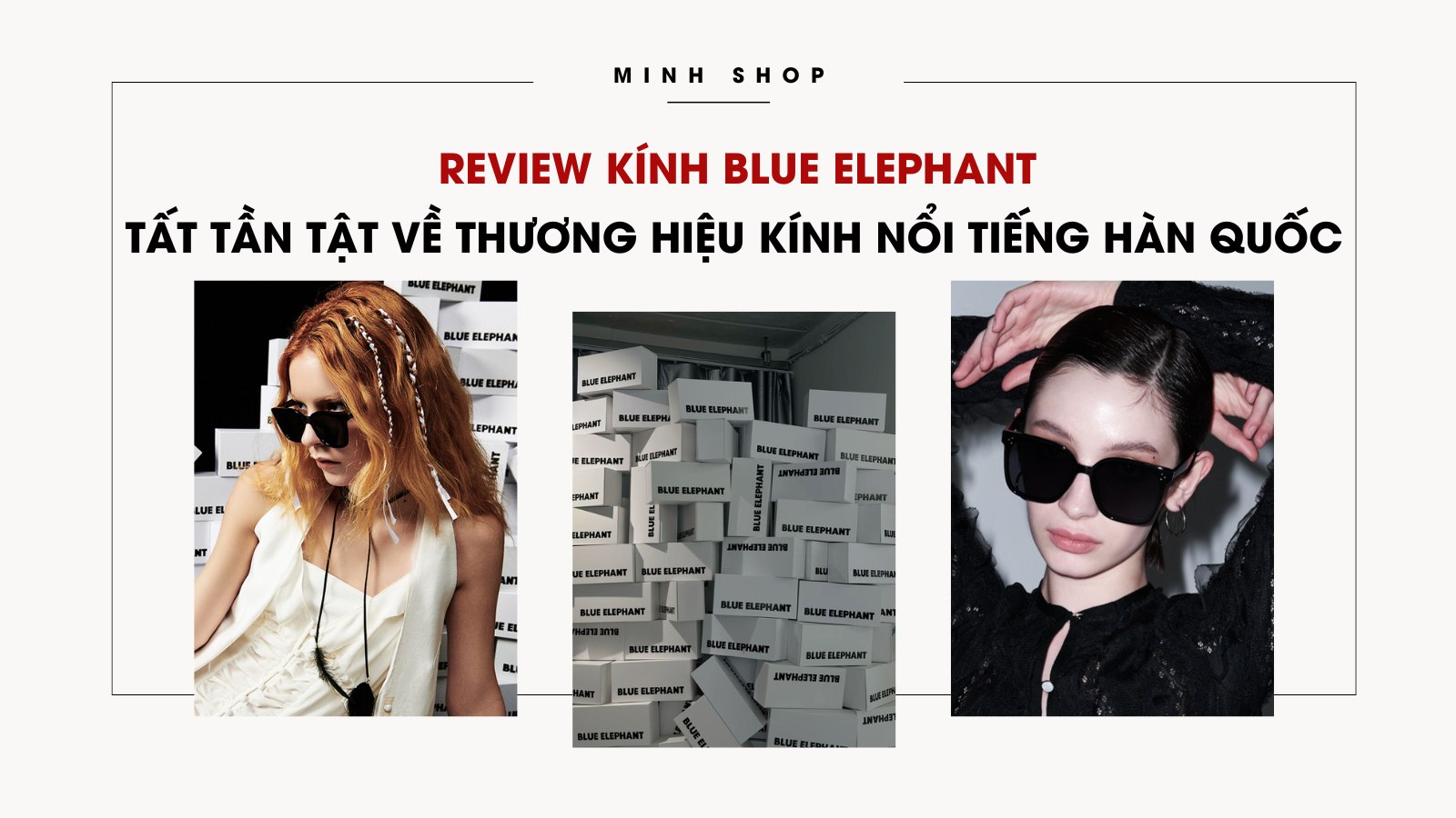 Review kính Blue Elephant - Tất tần tật về thương hiệu kính nổi tiếng Hàn Quốc