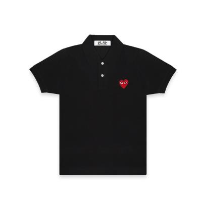 Áo Polo Comme Des Garcons Big Heart Black Red [AZ T006 051 1 4]