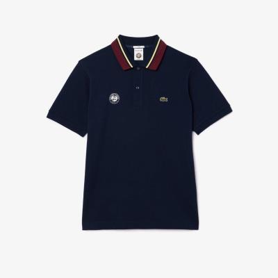 Áo thun Polo Lacoste Roland Garros by Paris Navy [PH7901]