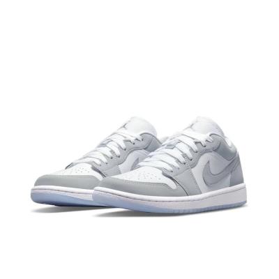 Giày Nike Air Jordan 1 Low White Wolf Grey Men [DC0774 105]