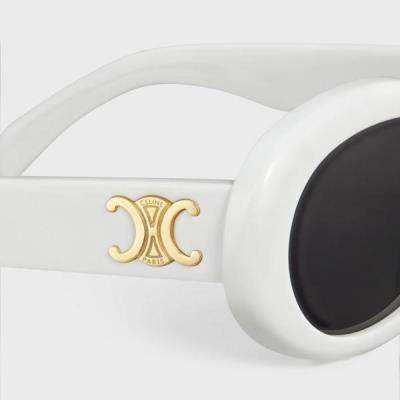 Kính Celine Triomphe 01 Sunglasses ‘Gold White’ [4S194CPLB-01BC]