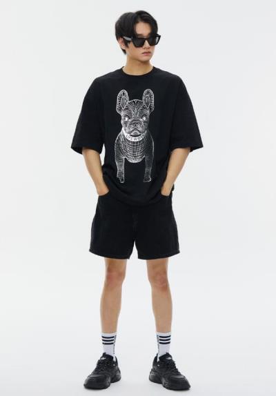 18138 - Áo Thun Life Work Radok Black Logo Silver