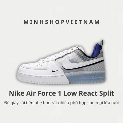 Giày Nike Air Force 1 Low React Split Double SWOOSH LTD [DH7615 101] [ O ]