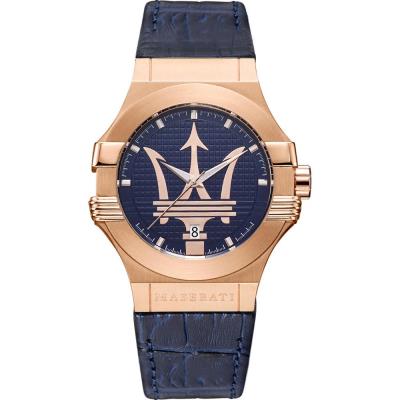 Đồng Hồ Maserati Potenza Automatic ''Blue/ Rose Gold'' [R8851108027]