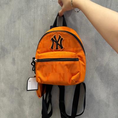 #Sale BALO MLB MONOGRAM NYLON JACQUARD MINI BACKPACK NEW YORK YANKEES- Orange [3abks011n 50ors] ---YYY---  FLAW_ Discount