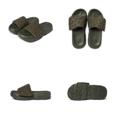 Dép Life Work Unisex_Space Run Multi Radogram Slide 'Khaki'   [LW245SH113]