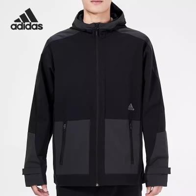 15501-Áo khoác adidas Sports Training Woven Windproof Logo Black