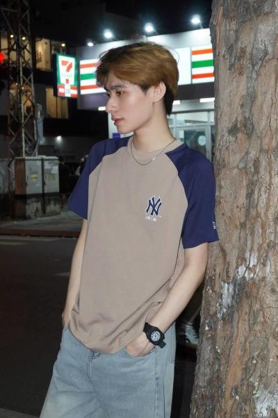 20909 - Áo Thun New Era Ny T-Shirt ''Brown Navy''