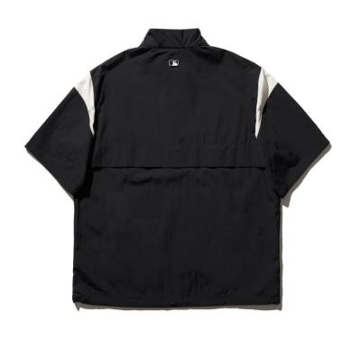 ÁO KHOÁC MLB VARSITY SHOULDER SCHEME SHORT SLEEVE ANORAK ' BLACK'  [ 3awjv0843 50bks ] - Image 1