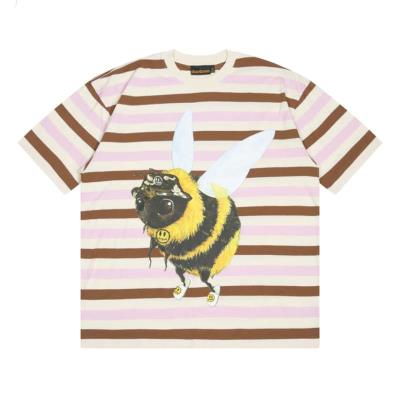 Áo Thun Drew House Bizzy SS Tee Brown Stripe