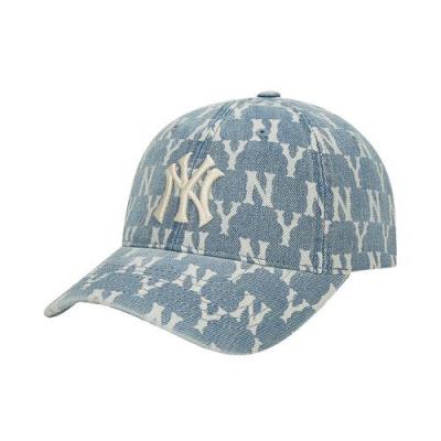 Nón MLB MONOGRAM Denim Ball NEW YORK YANKEES [32CPDM111 50U]