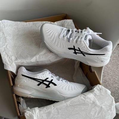 Giày ASICS Gel Resolution 9 ‘White Black’ [1041A330 100]