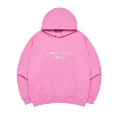 19266 - Áo Hoodie ADLV Basic Logo River Point Pink