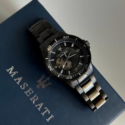 Đồng Hồ Maserati Sfida Automatic Diamond ''Perfect Black'' [R8823140005]