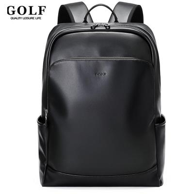 Balo Golf Soft Leather Business Casual Backpack 'Black' [D133909]