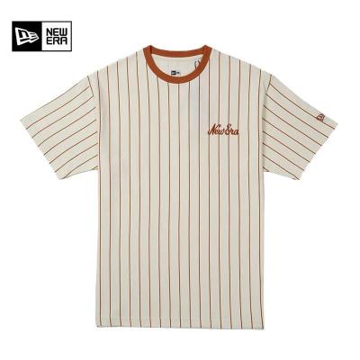 Áo Thun New Era Stripe Logo NE Cream [12845009]