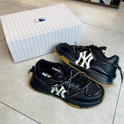 Giày MLB Chunky Runner Lace New York Yankees ‘Black’ [ 3ASHCRR3N-50BKS ]