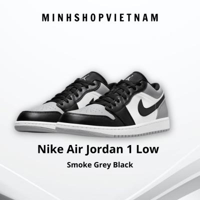 Giày Nike Air Jordan 1 Low Smoke Grey Black V4 [553558 052]