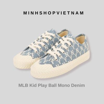 Giày MLB Kid Play Ball Mono Denim [ 72shpm011 50u ]