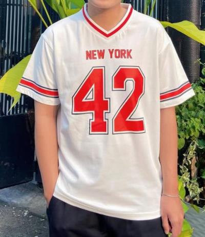 Áo Thun New Era Jersey New York 42 'Red White' [13883968]