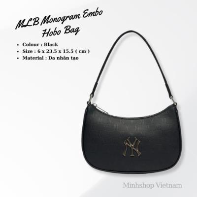 Túi MLB Monogram Embossed Hobo Bag New York Yankees [3ABQS022N 50BKS]