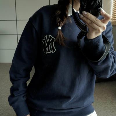 Áo Sweater MLB Paisley Big Logo New York Yankees [3AMTI0126 50NYD]