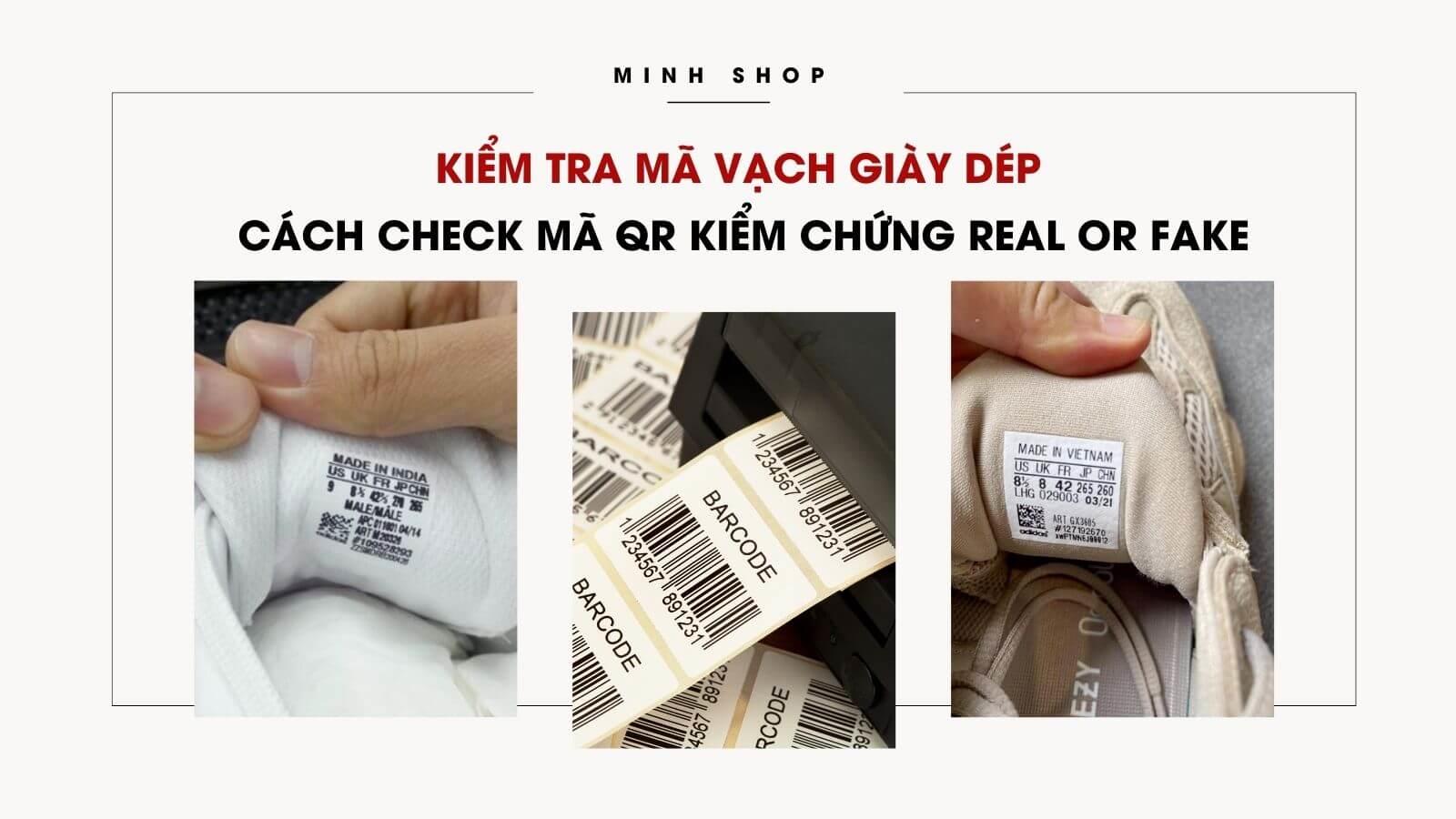 Kiểm Tra Mã Vạch Giày Dép - Cách Check Mã Qr Kiểm Chứng Real Or Fake