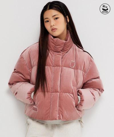 Áo PHAO life work Glossy high neck heavy down short jumper ' PINK'  [LW234DJ710 ]