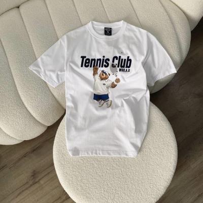 ~Sale Áo Thun WHOAU Steve Tennis Club Ivory [whrpd2427u]