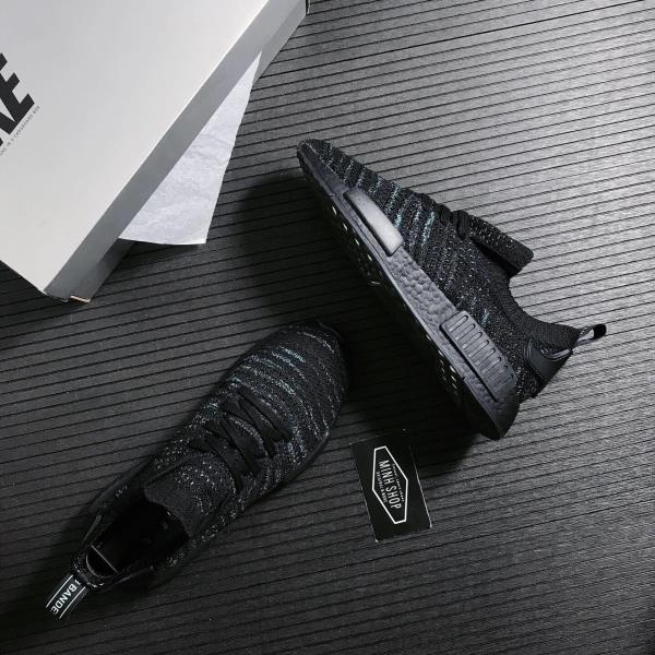 SALE~50~ Giày NMD R1 STLT Parley 'Core Black