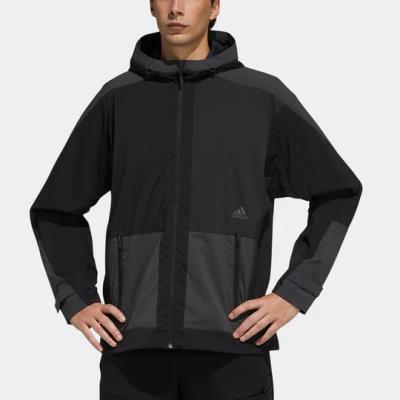 Áo khoác adidas Sports Training Woven Windproof Logo Black [H40220]