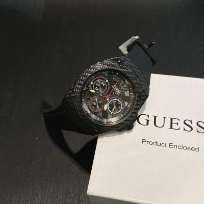 Đồng Hồ Guess Legacy Black Dial [W1048G2]