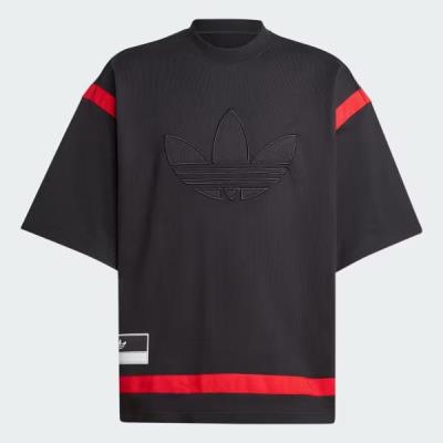 Áo thun ADIDAS P CLA TEE ' Black / Better Scarlet ' [ Is0615 ] - Image 1