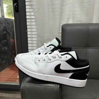 ~ SALE Giày Nike Air Jordan 1 Low White Black [553560 132] - YYY  FLAW_ Discount