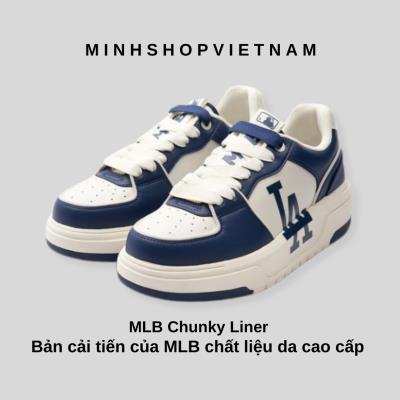 Giày MLB Chunky Liner Basic LA WHITE/NAVY'  [3ASXCLB3N 07NYD]