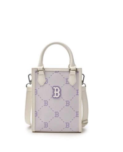 Túi MLB Monogram Boston Red Sox Children's Crossbody Bag White - 7ACRMD35N