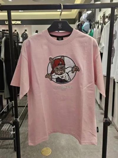 Áo Thun Life Work Little Hip Dog With Skate Style ''Pink'' [LW242TS077]