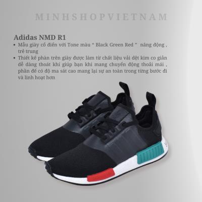 Giày AdidasNMD R1 ”Core Black/Green Red" [EF4260]