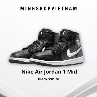 Giày Nike Air Jordan 1 Mid Is Arriving In Essential “Black/White” [dv0991 001] - Image 1