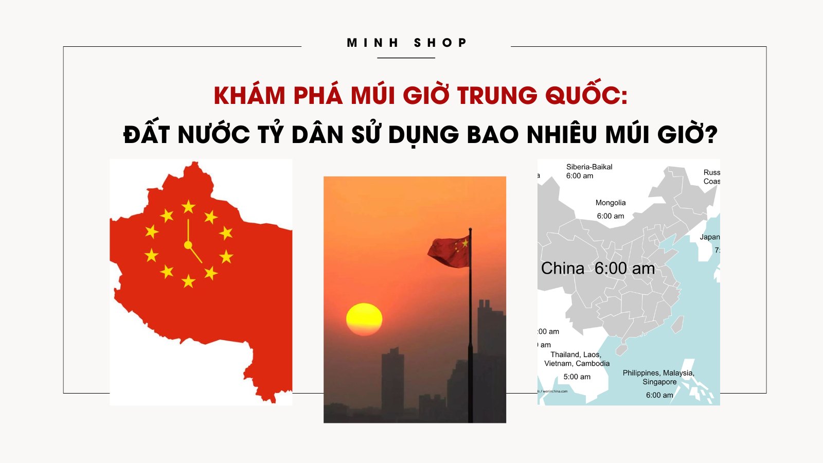 Khám phá múi giờ Trung Quốc: Đất nước tỷ dân sử dụng bao nhiêu múi giờ?