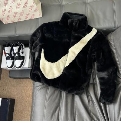 Áo khoác Nike Sportswear Faux Fur Jacket Black [DO3792 010]