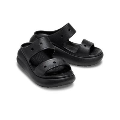 Dép Crocs Classic Crush Clog Sandals 'Black' [207670 001]