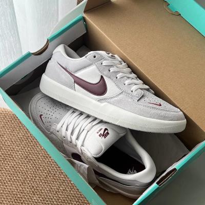 Giày Nike SB Force 58 ‘Light Smoke Burgundy’ [FQ7637 001]