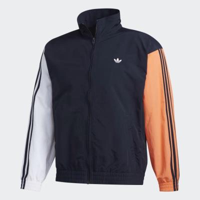 Áo Khoác Adidas Shadow Trefoil Windbreaker Legend Ink Signal Coral [FM1537]