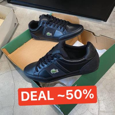 Giày Lacoste Chaymon Classic All Black [ 43CMA0035 02H ]