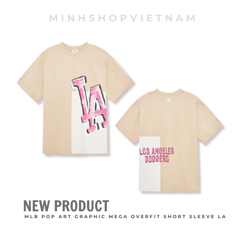 Minhshop.vn - Áo thun MLB Pop Art Graphic Mega Overfit Short