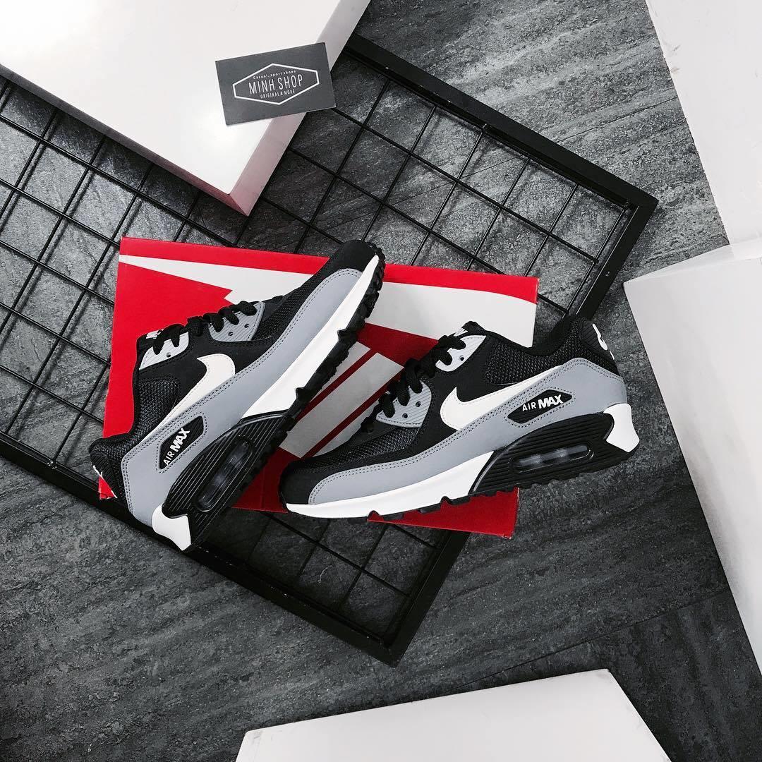 Hàng Chính Hãng Nike Air Max 90 Black /white /grey